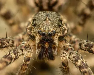Dark fishing spider (Dolomedes tenebrosus), photo 2